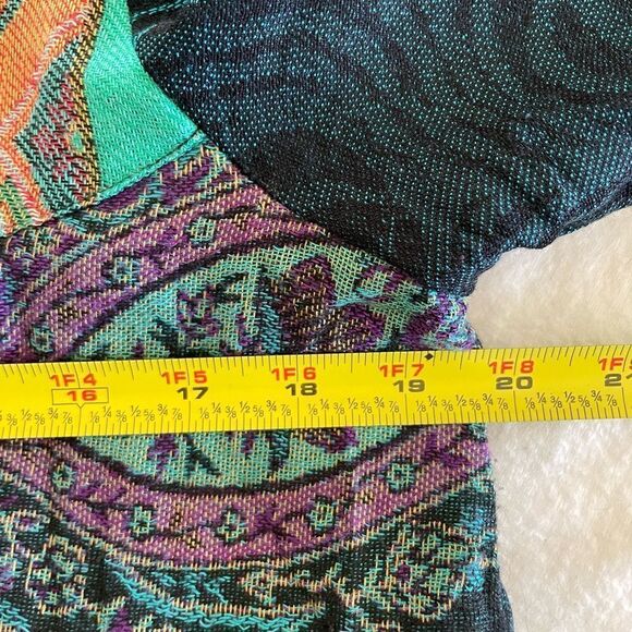 Soft Surroundings Colorful Patchwork Blazer Size Medium - Picture 8 of 9